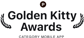 Hevy app winning Golden Kitty Award